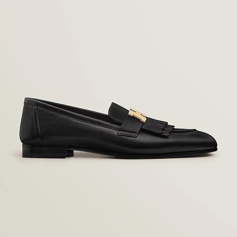 Giày Hermes Royal Loafer Nữ Đen